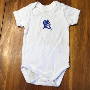 Duke 0-3 month bodysuit